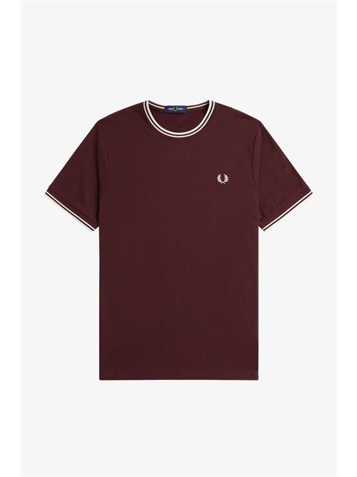 t-shirt bordino Fred Perry | M1588597